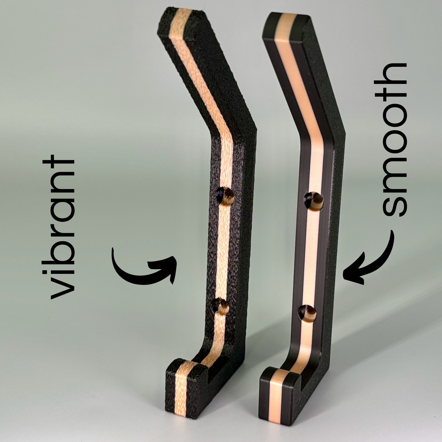 Maßanfertigung Garderobenhaken, mehrfarbig, Oberfläche smooth