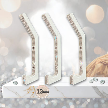 glämfän® Glamour Haken Weiß / Silber