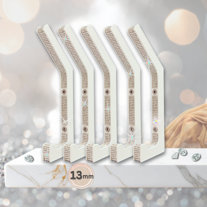 glämfän® Glamour Haken Weiß / Silber