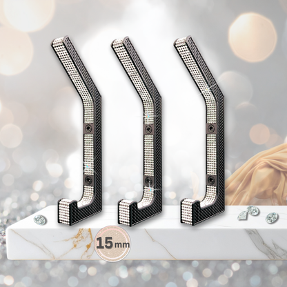 glämfän® Glamour Haken Schwarz / Silber