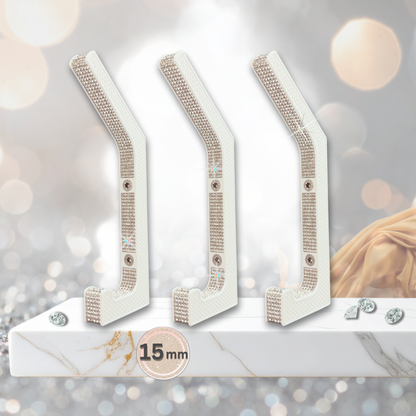 glämfän® Glamour Haken Weiß / Silber