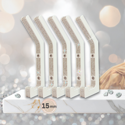 glämfän® Glamour Haken Weiß / Silber