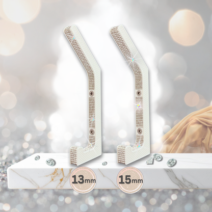 glämfän® Glamour Haken Weiß / Silber