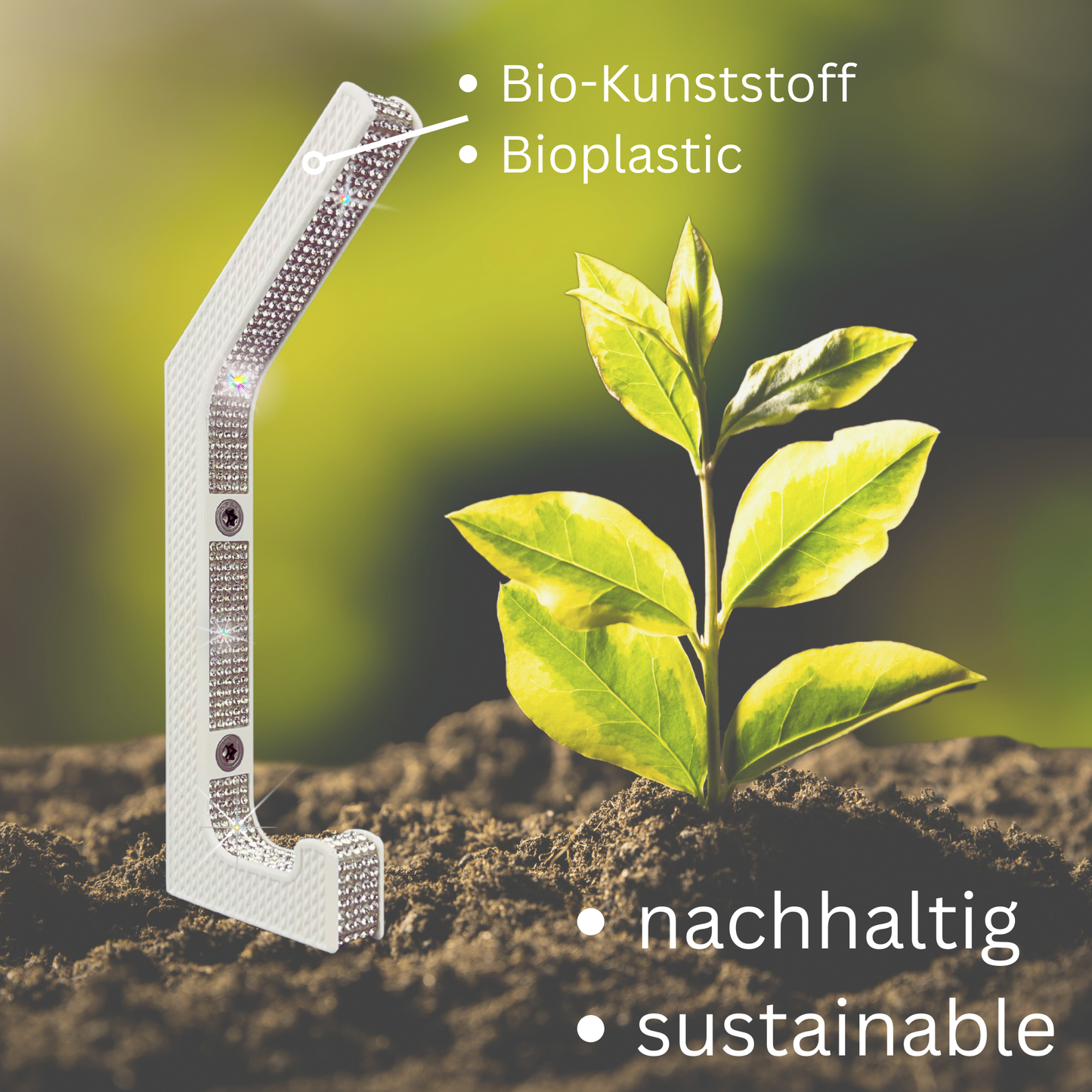 glämfän® Glamour Haken Weiß / Silber