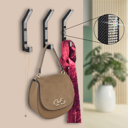 glämfän® Glamour Haken Schwarz / Silber